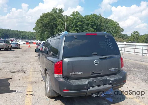 2010 Nissan Armada Platinum from USA, damaged, VIN 5N1BA0NF0AN613724